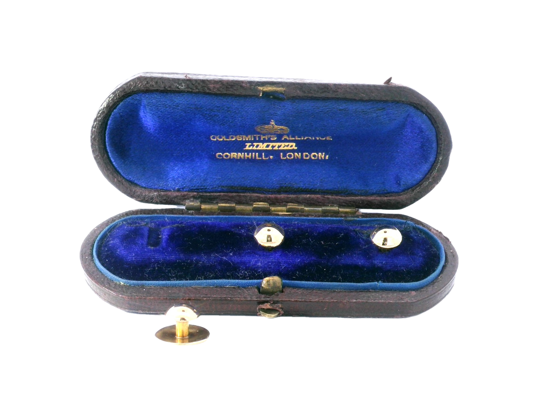 Gents Dress Studs in Vintage Box
