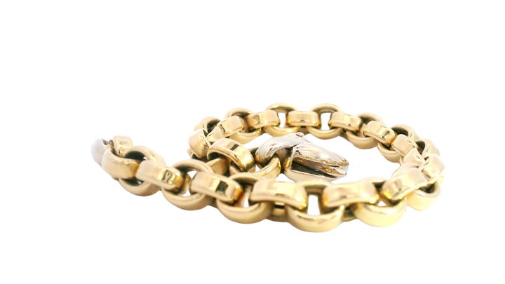 18ct Gold Belcher Link Bracelet