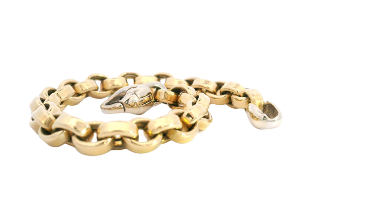 18ct Gold Belcher Link Bracelet