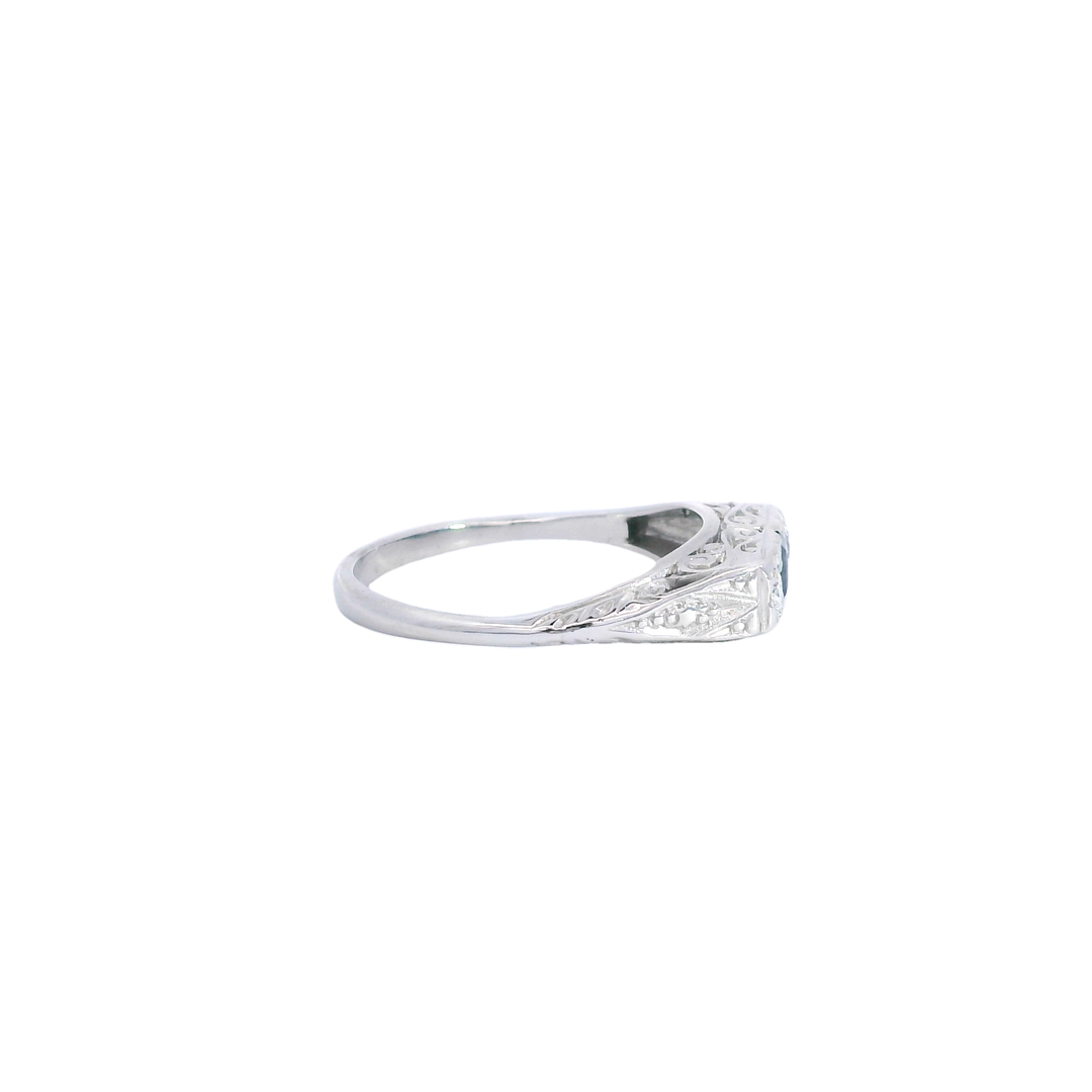 Sapphire and Diamond Ring