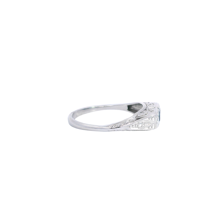 Sapphire and Diamond Ring