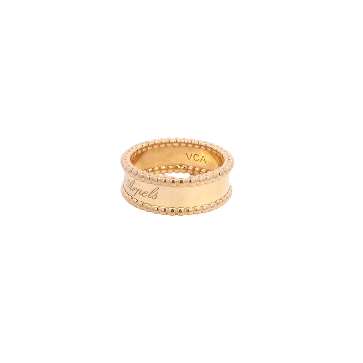 18ct RG Gold Perlee Ring by Van Cleef & Arpels