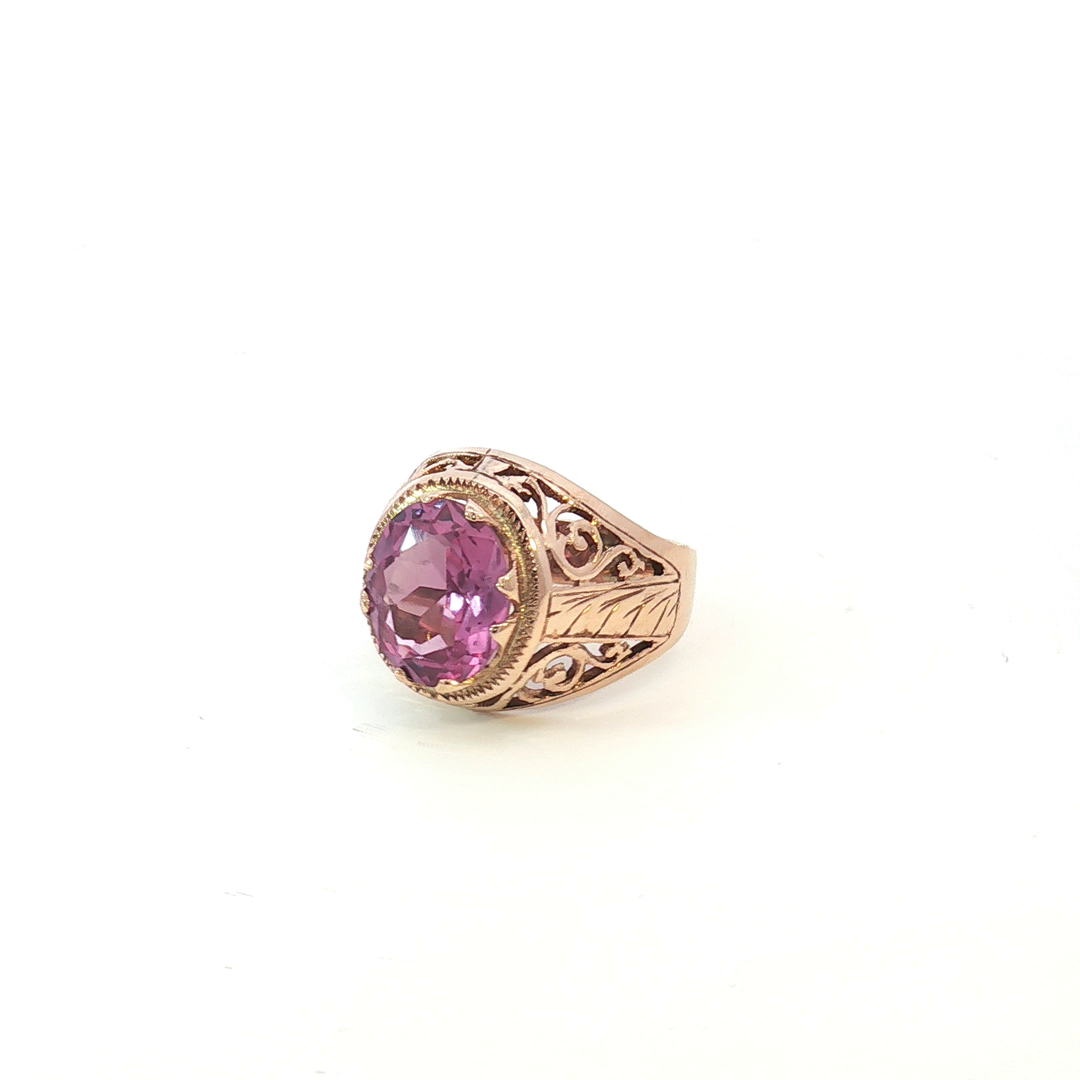 9ct RG Synth. Alexandrite Cocktail Ring