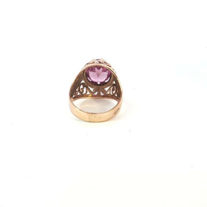 9ct RG Synth. Alexandrite Cocktail Ring