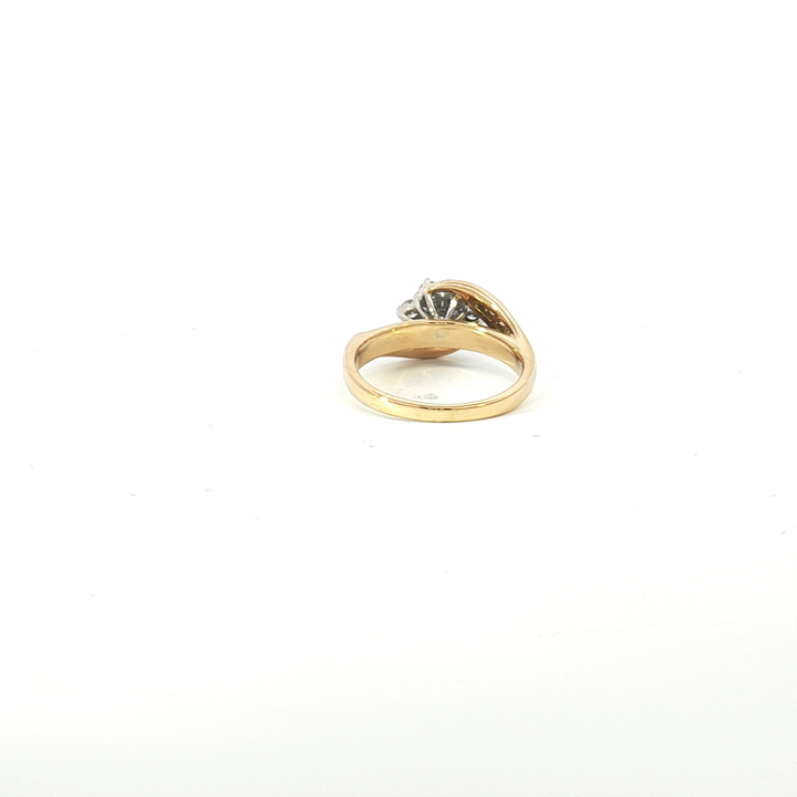 18ct YG/WG Diamond Multi-Stone Ring