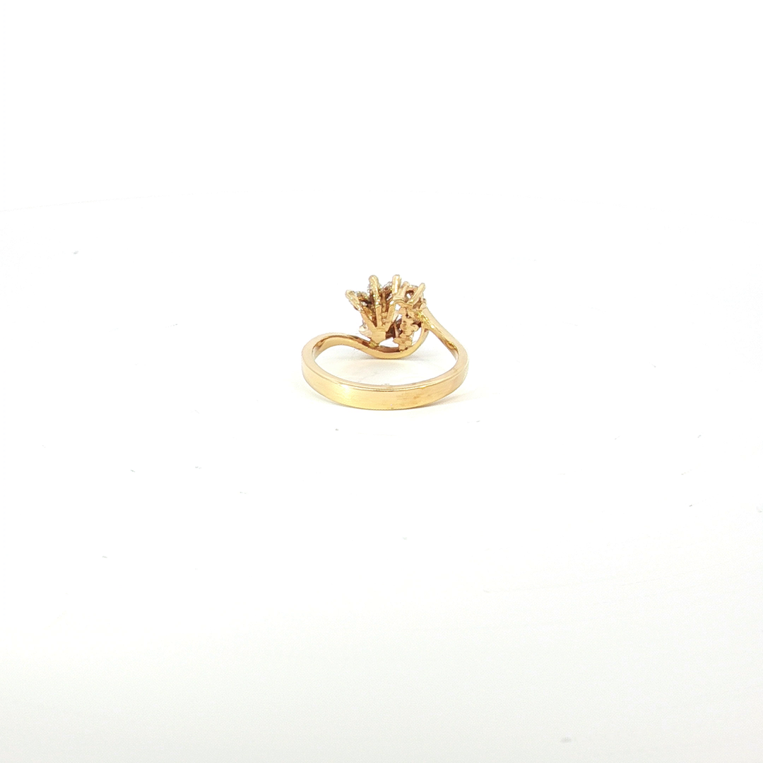 18ct YG Multi Diamond Dress Ring