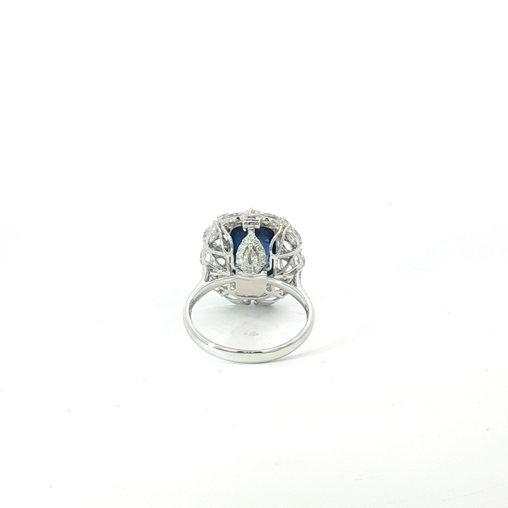 18ct WG Sapphire and Diamond Ring-Pendant Transformer