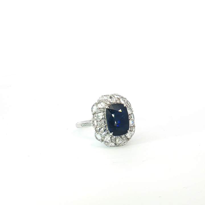 18ct WG Sapphire and Diamond Ring-Pendant Transformer