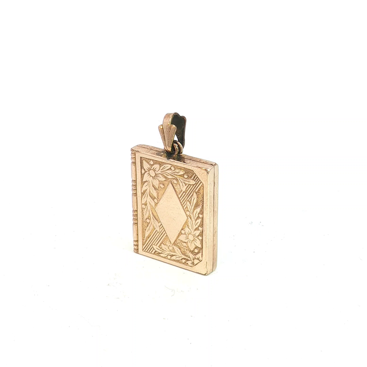 Gold Filled Book Locket