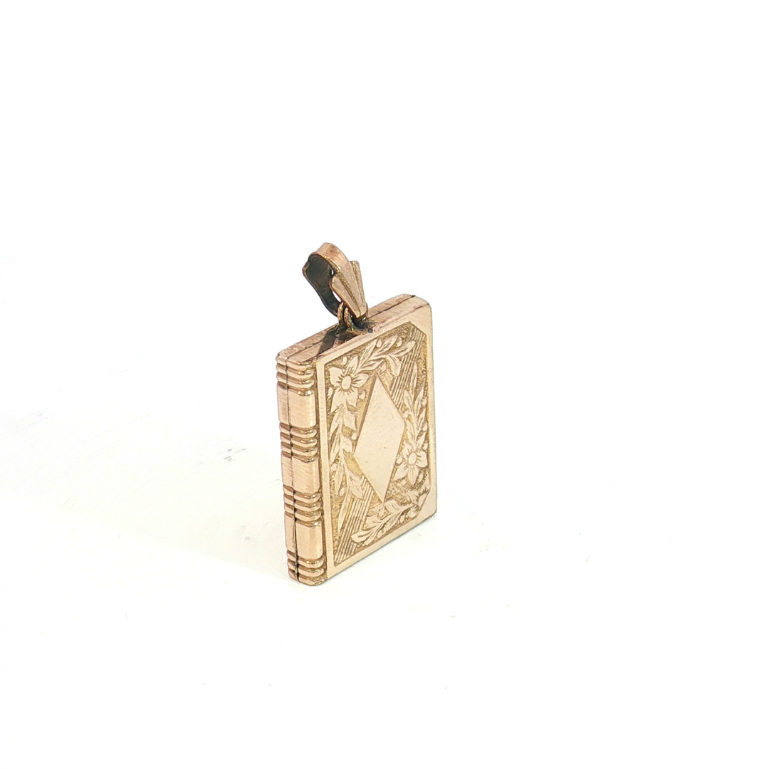 Gold Filled Book Locket