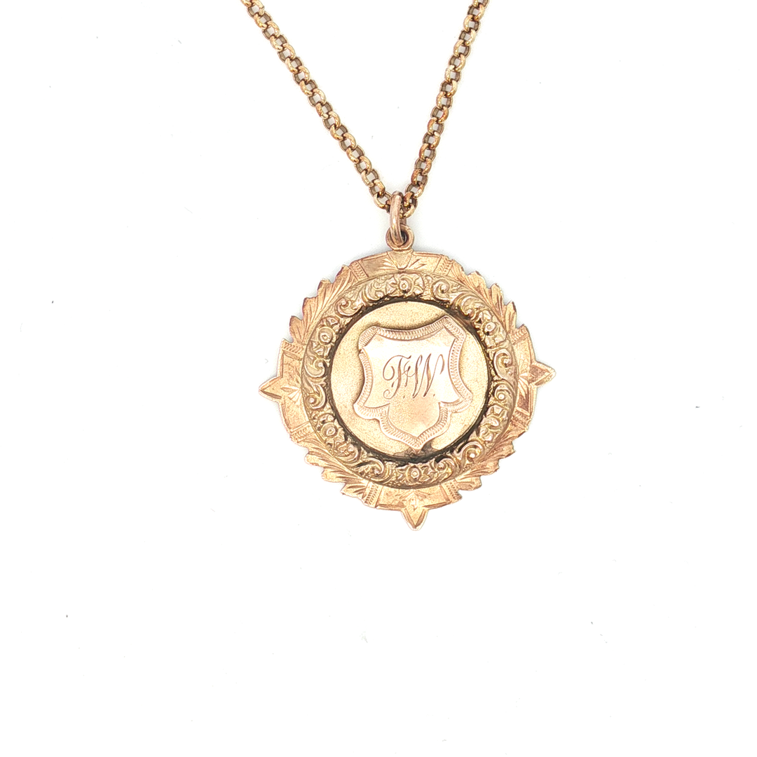 9ct YG Sprint Race Medal