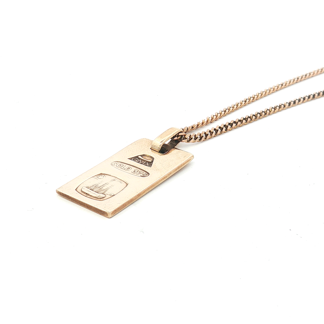 9ct YG Ingot