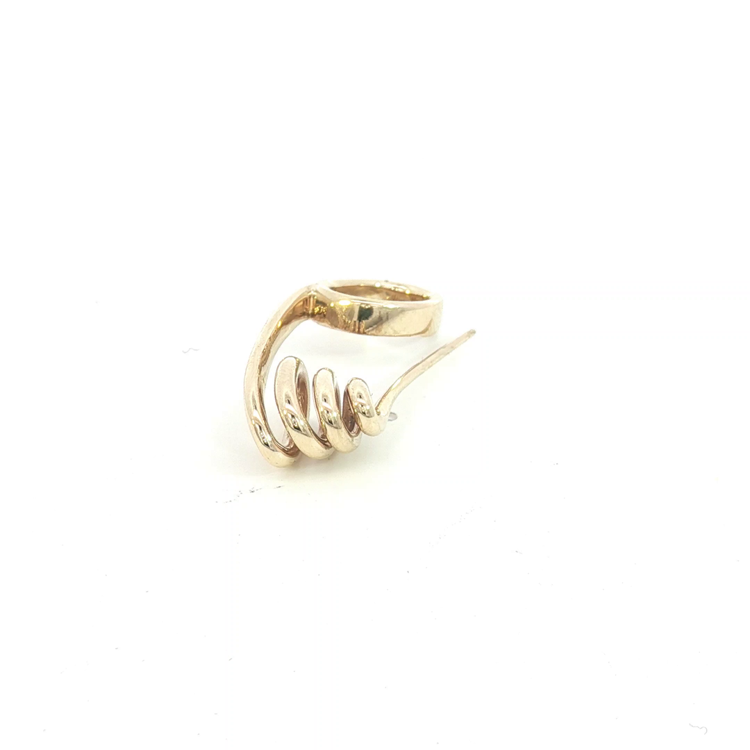 9ct YG Safety Pin / Pendant