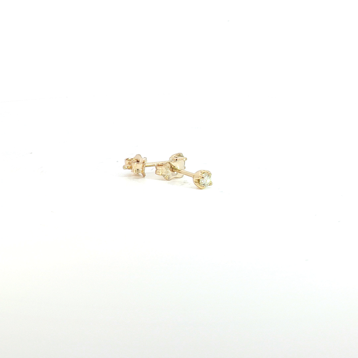 9ct YG Diamond Stud Earrings