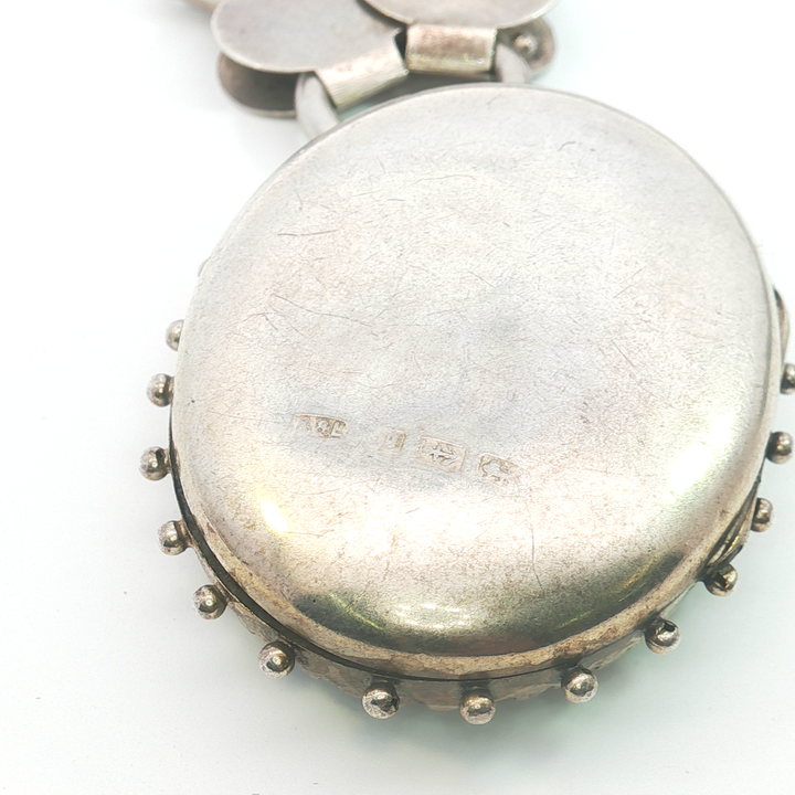 Antique Silver Locket with Necklace
