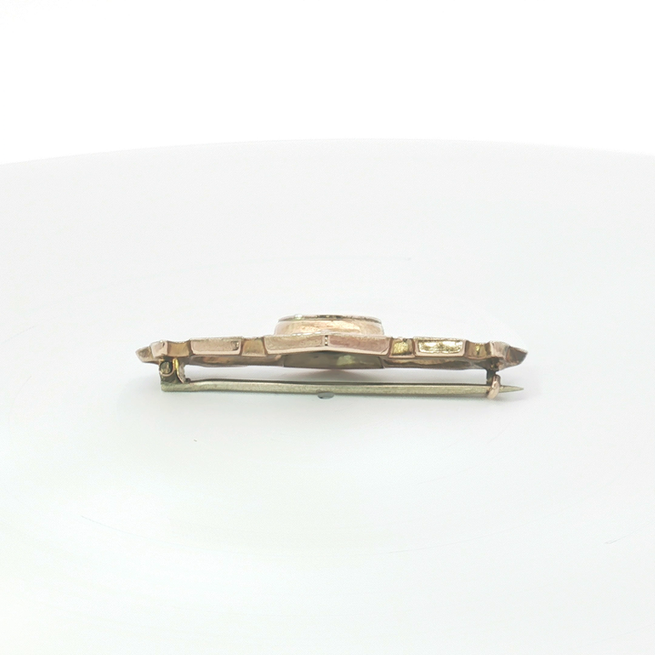9ct RG Brooch with Star-Set Diamond