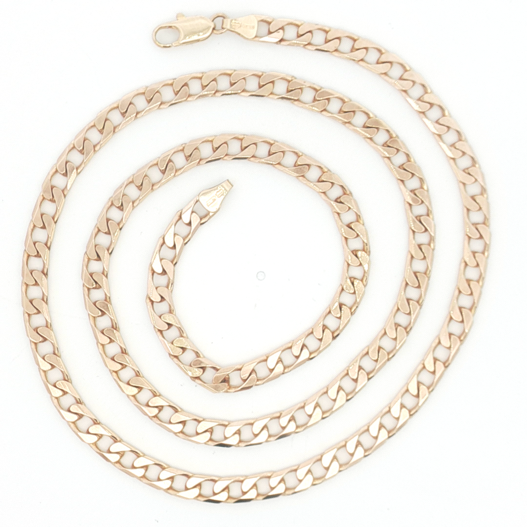 9ct RG Curb Link Chain
