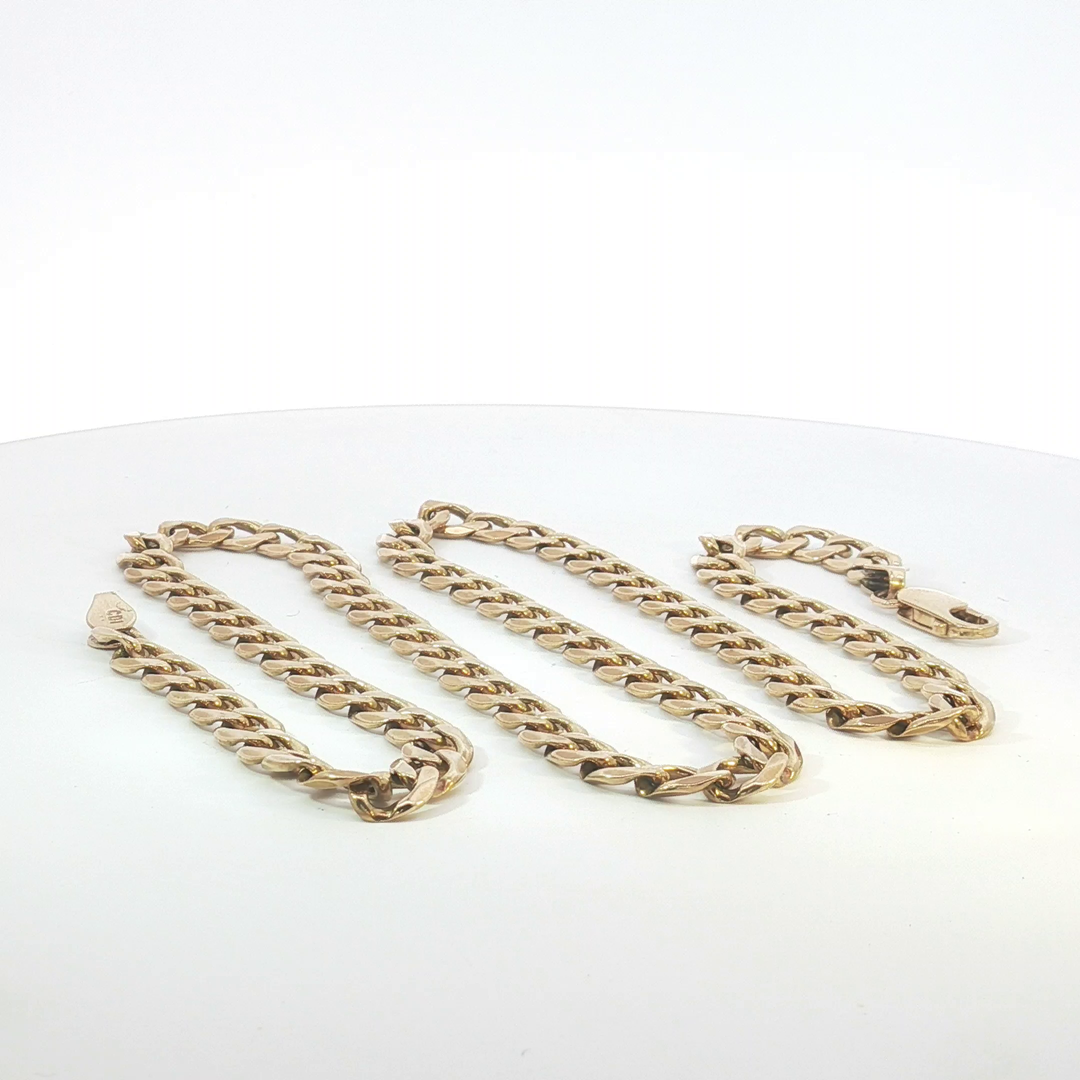 9ct YG Curb Link Chain