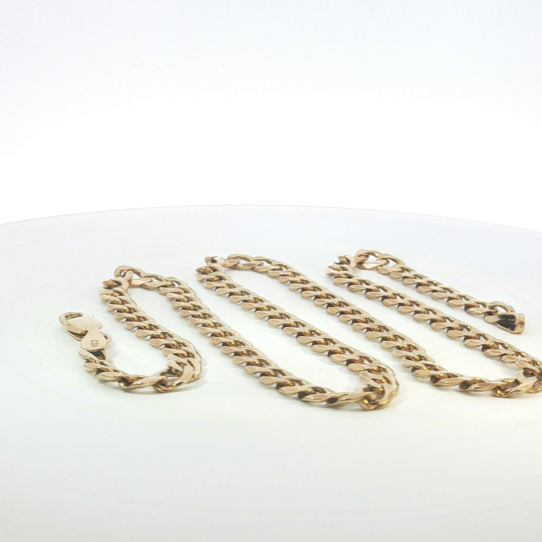 9ct YG Curb Link Chain