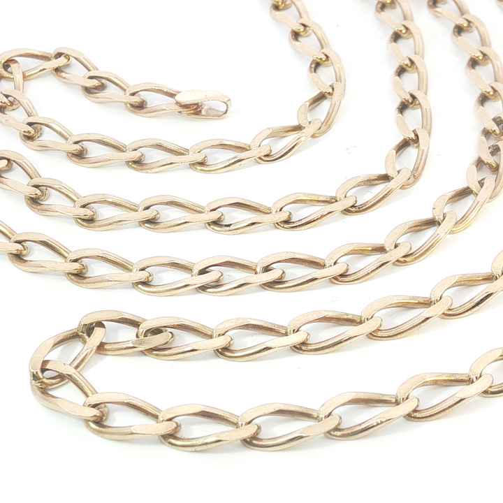 9ct YG Oval Link Chain