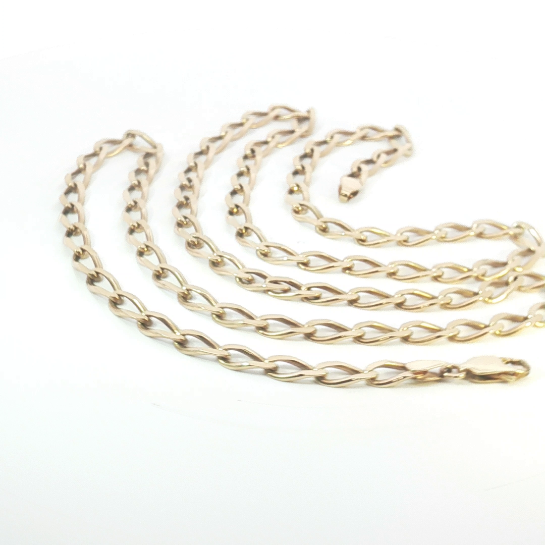 9ct YG Oval Link Chain