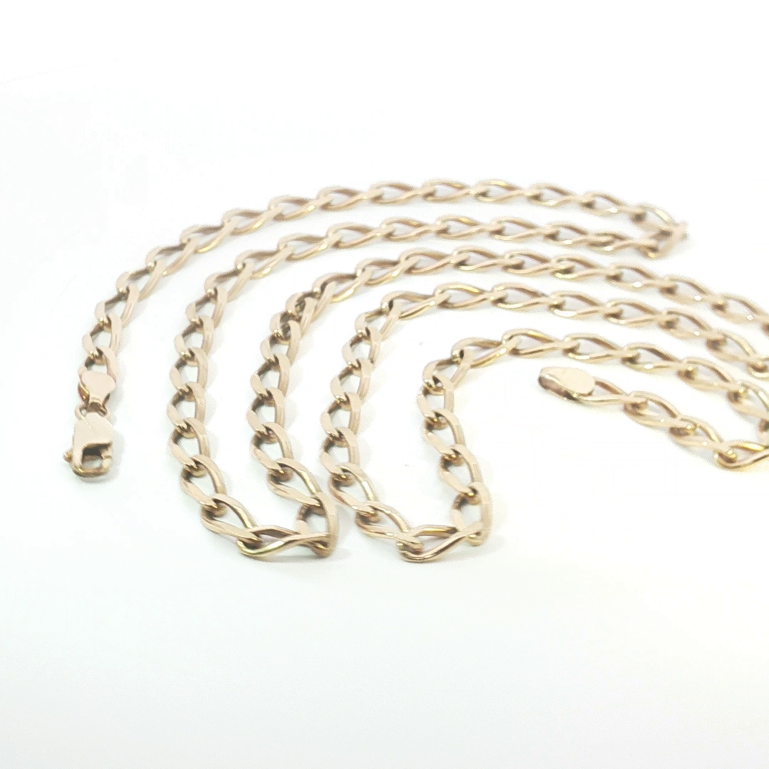 9ct YG Oval Link Chain