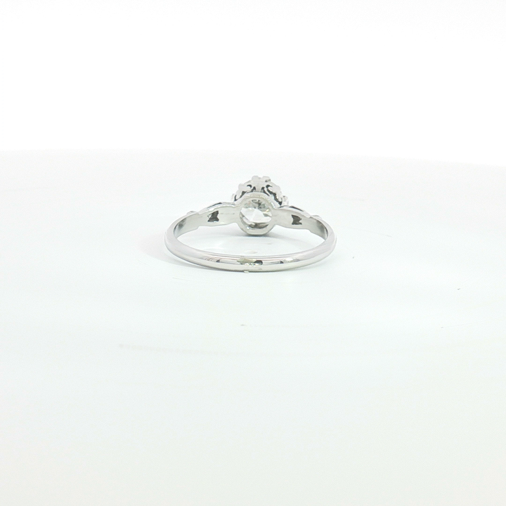 18ct WG and Palladium Vintage Diamond Engagement Ring