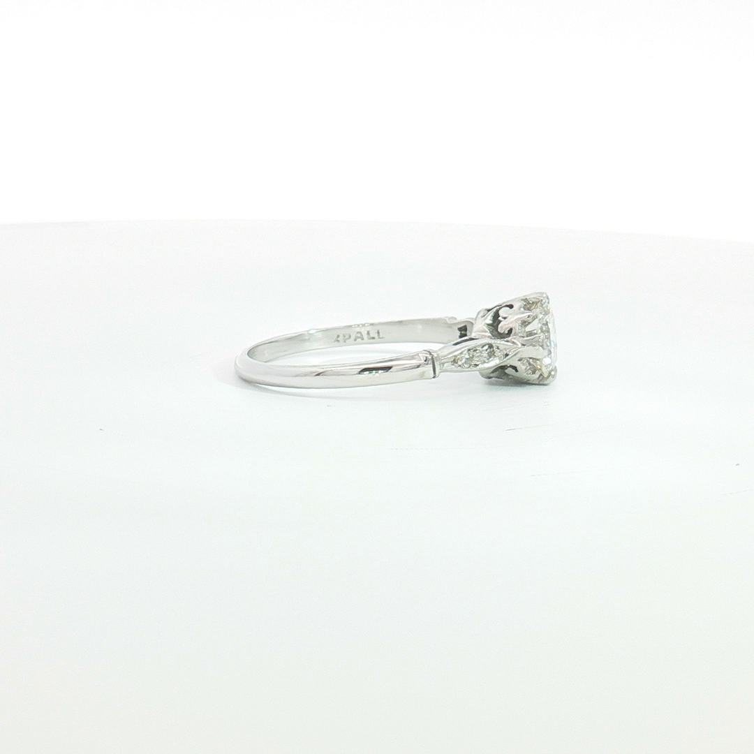 18ct WG and Palladium Vintage Diamond Engagement Ring