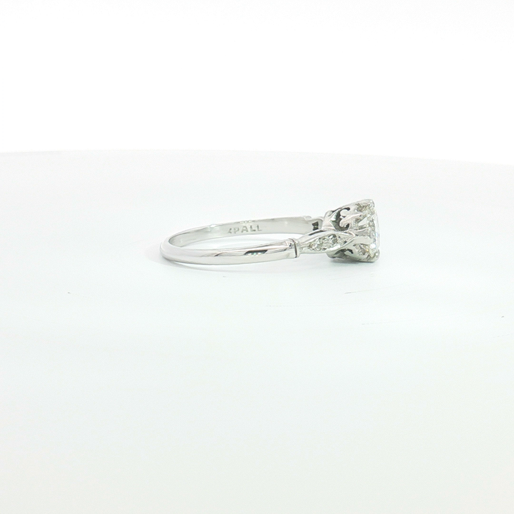 18ct WG and Palladium Vintage Diamond Engagement Ring