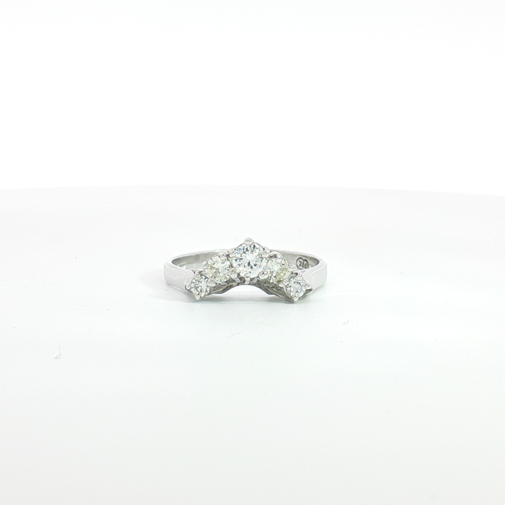 18ct WG Diamond Multistone Eternity Ring