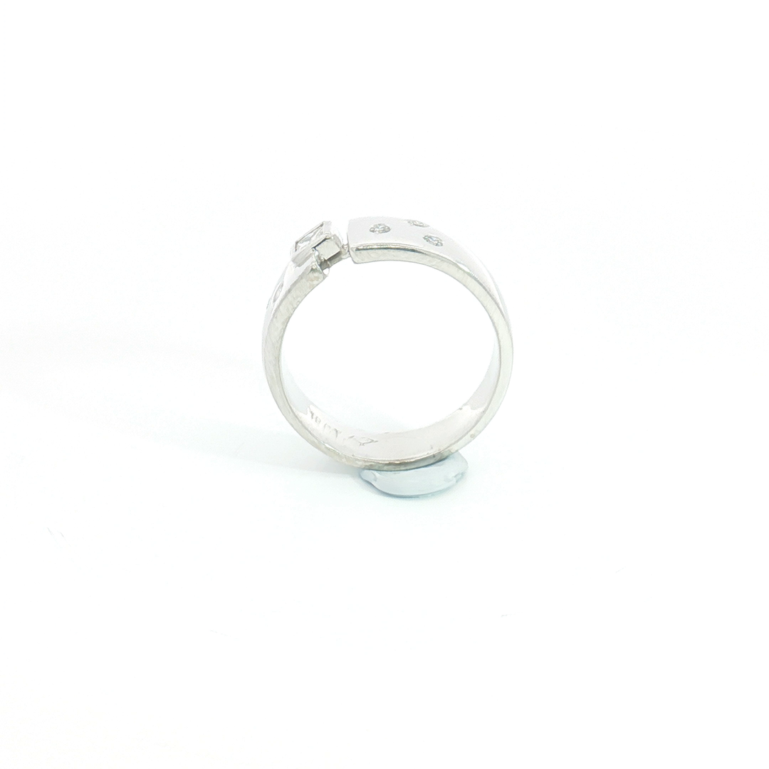 18ct WG Contemporary Diamond Band Ring