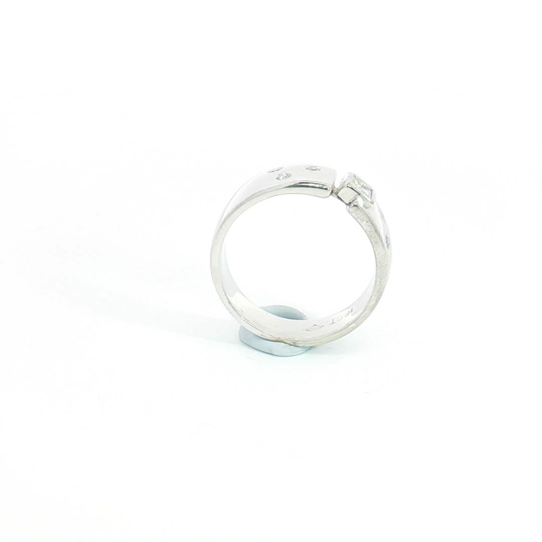 18ct WG Contemporary Diamond Band Ring