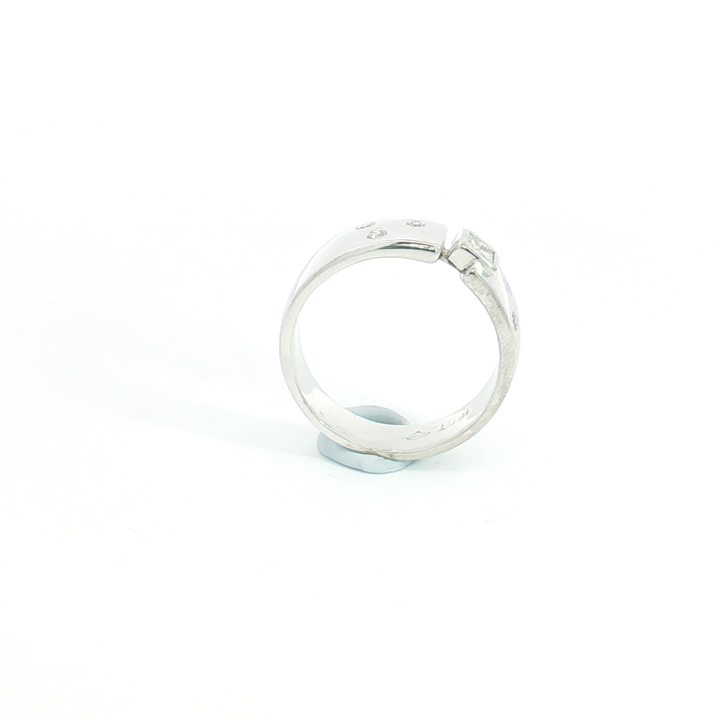 18ct WG Contemporary Diamond Band Ring