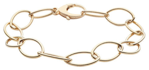 Ladies 18ct Yellow Gold Fancy Link Bracelet