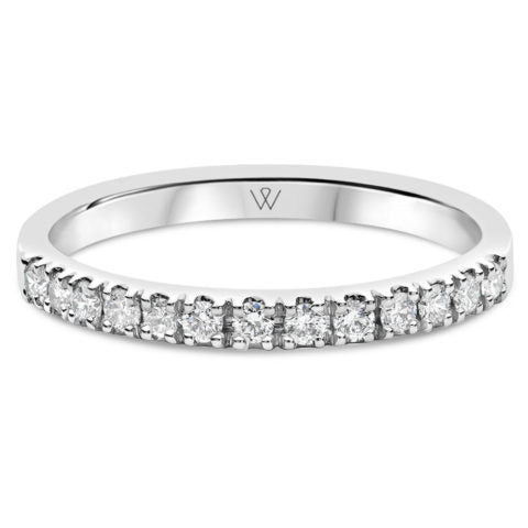 Ladies Handcrafted Split Shared Claw Wedding Ring