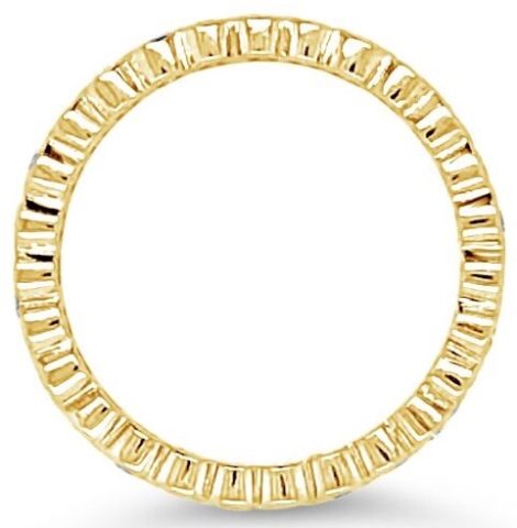 18ct yellow gold rbc full eternity diamond ring