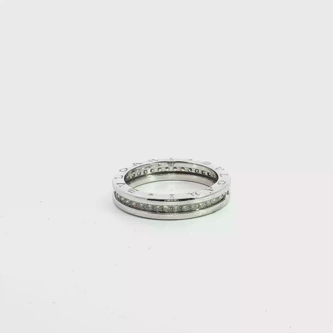 Bulgari Diamond Eternity Ring in 18ct White Gold